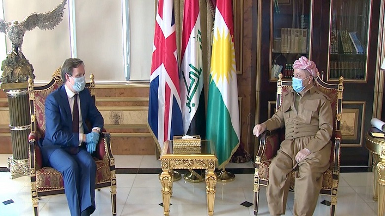 Top Kurdistan Region officials meet with British Envoy to Iraq
